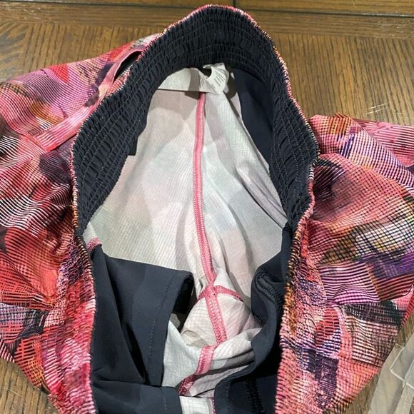 Lululemon Spring Break Away 3" Shorts Sun Dazed Multi Pink Drawstring Swift - Picture 6 of 7